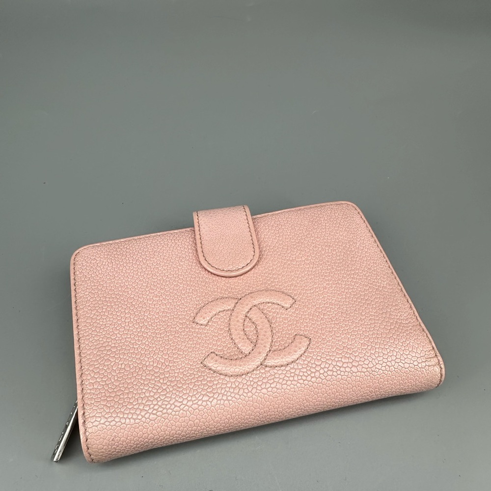 Chanel Pink Leather Wallet